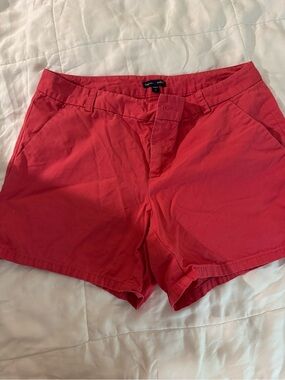 Gap Chino Shorts Coral Red Cotton | Size 12